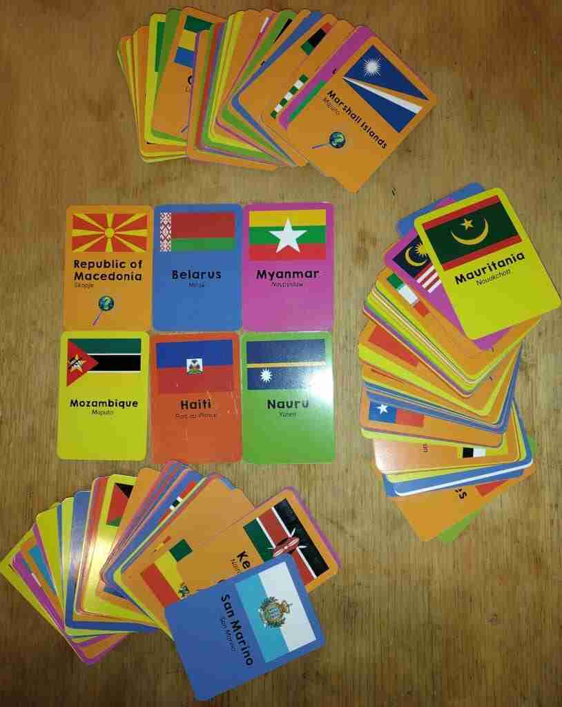 Continent Race cards