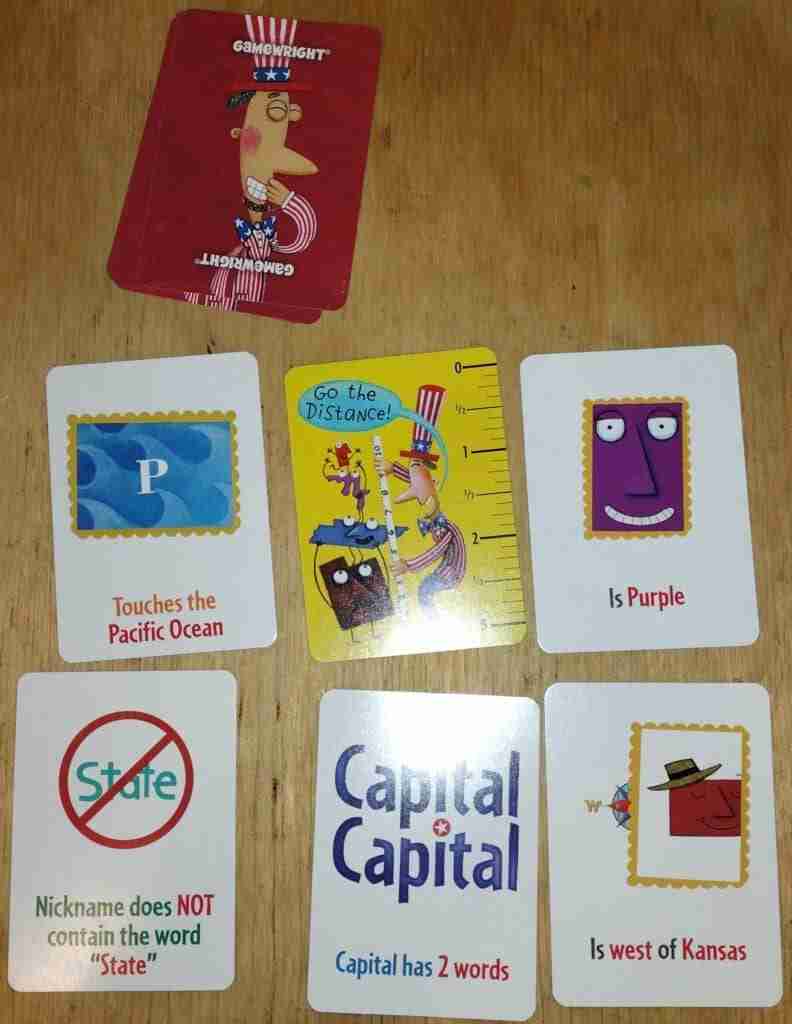 Red-backed "Scramble" cards in Scrambled States