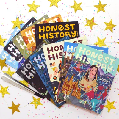 Honest History magazine covers